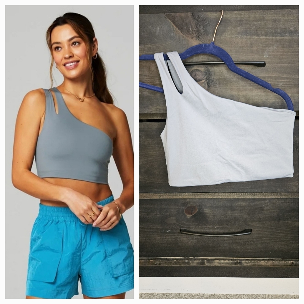 Fabletics One Shoulder Sports Bra WITH Adidas Skirt